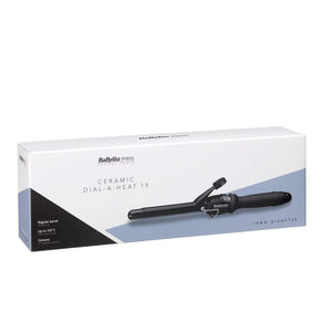 Babyliss PRO DIAL-A-HEAT Ceramic Curling TONG Iron 210°c Heat