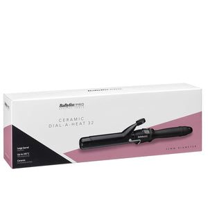 Babyliss PRO DIAL-A-HEAT Ceramic Curling TONG Iron 210°c Heat