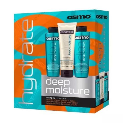 Osmo Deep Moisture Hydrate Shampoo Conditioner & Mask Gift Pack