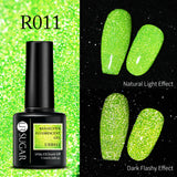 Reflective Glitter Gel Polish Soak Off Nail Gel Varnish UR011
